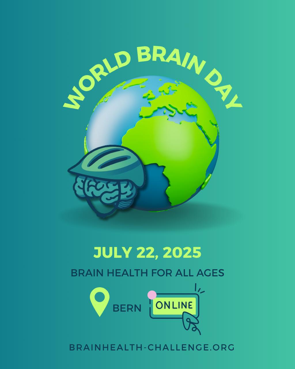 World Brain Day 2025 — campaign key visual